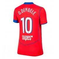 Paris Saint-Germain Ousmane Dembele #10 Tretí Ženy futbalový dres 2025-26 Krátky Rukáv